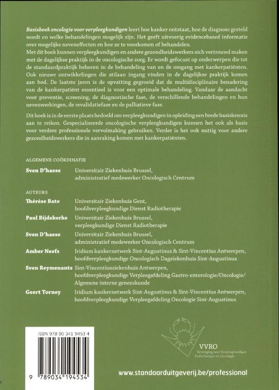 Basisboek oncologie voor verpleegkundigen achterkant