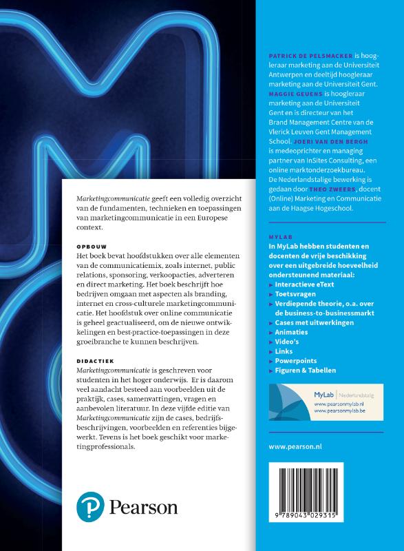 Marketingcommunicatie achterkant