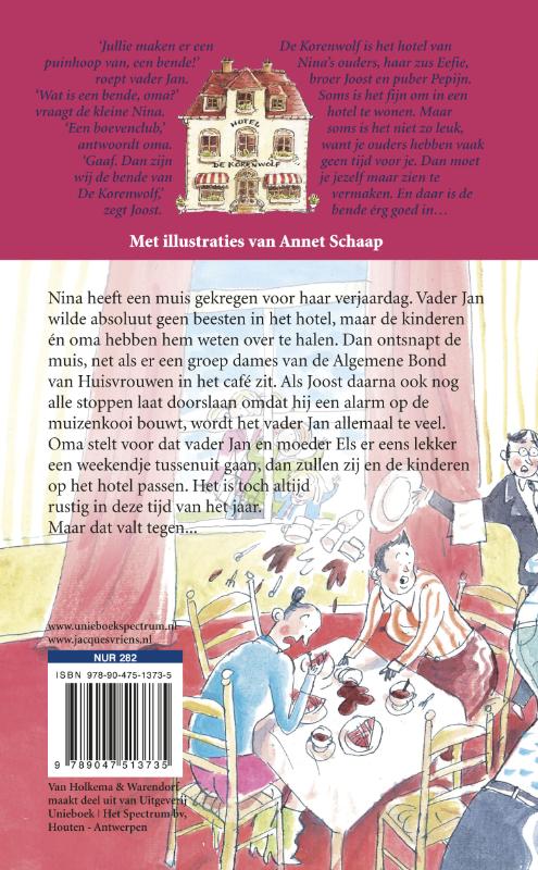 De ontsnapping van de brullende muis / De bende van De Korenwolf achterkant