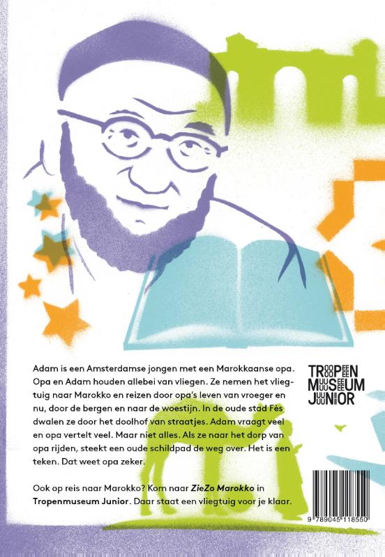 Mijn opa de trekvogel achterkant