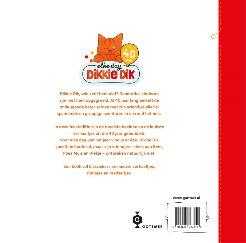 Elke dag Dikkie Dik achterkant