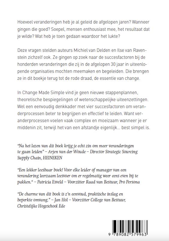 Change Made Simple achterkant