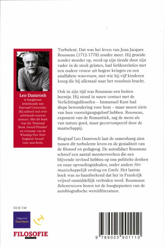 Jean-Jacques Rousseau achterkant