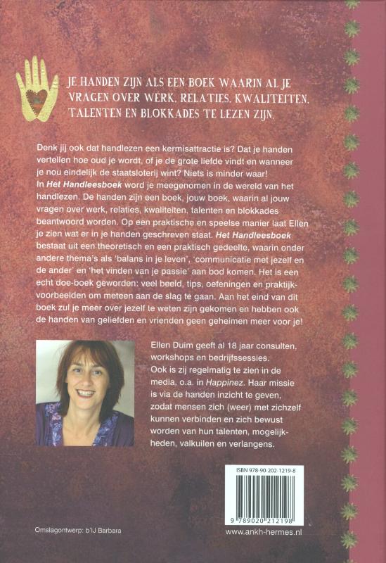 Het handleesboek achterkant