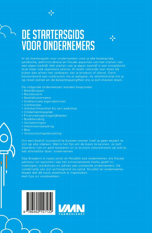 Startersgids voor ondernemers achterkant