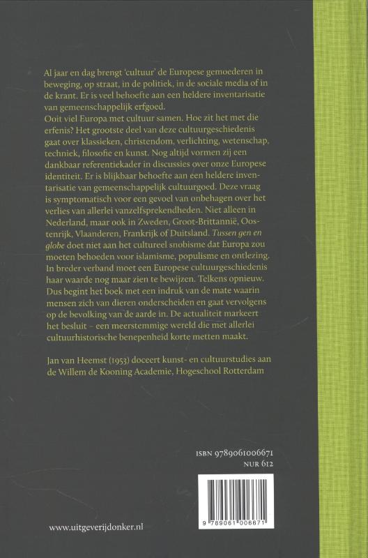 Tussen gen en globe achterkant