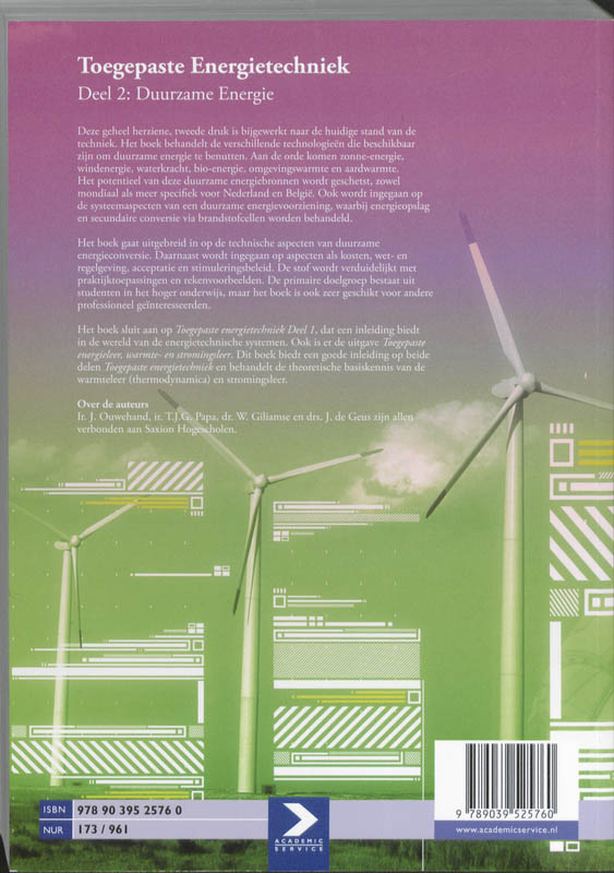 Toegepaste energietechniek achterkant