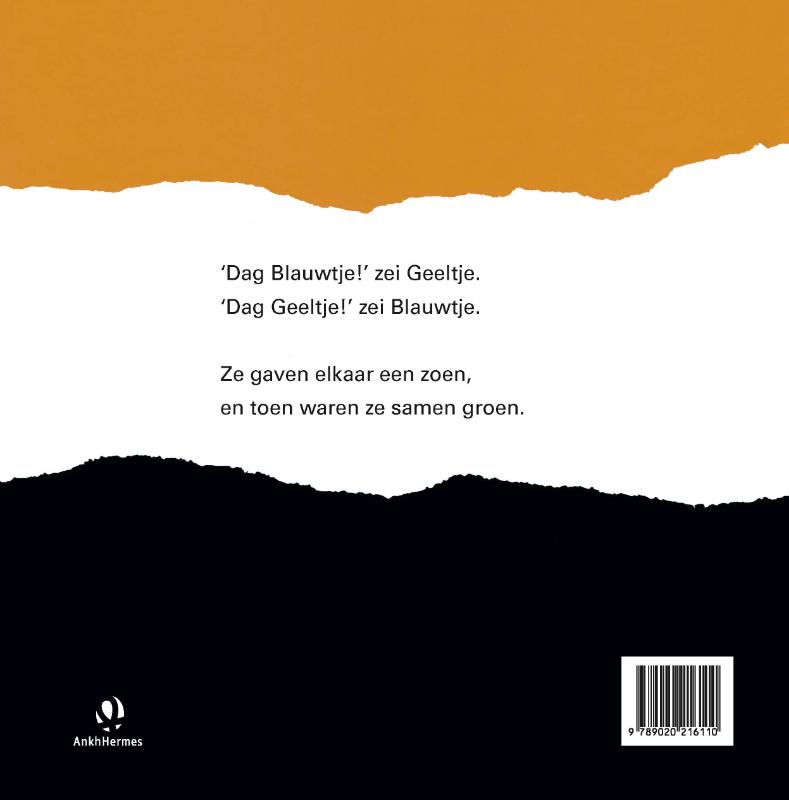 Blauwtje en Geeltje achterkant