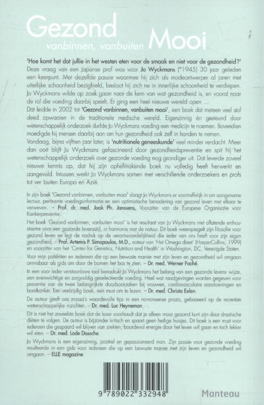 Gezond vanbinnen, vanbuiten mooi achterkant