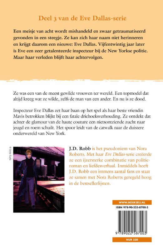 Vermoorde schoonheid / Eve Dallas / 3 achterkant