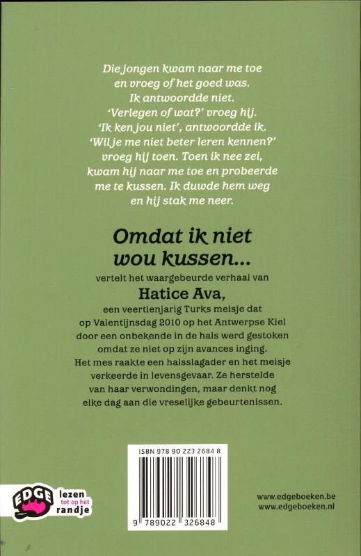 Omdat ik niet wou kussen achterkant