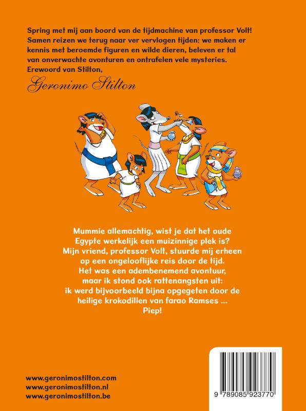 Het geheim van de piramides / Geronimo Stilton / Serie 1-2 achterkant