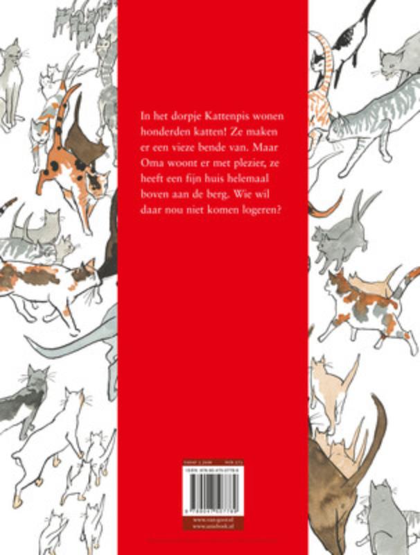 Oma kattenpis achterkant