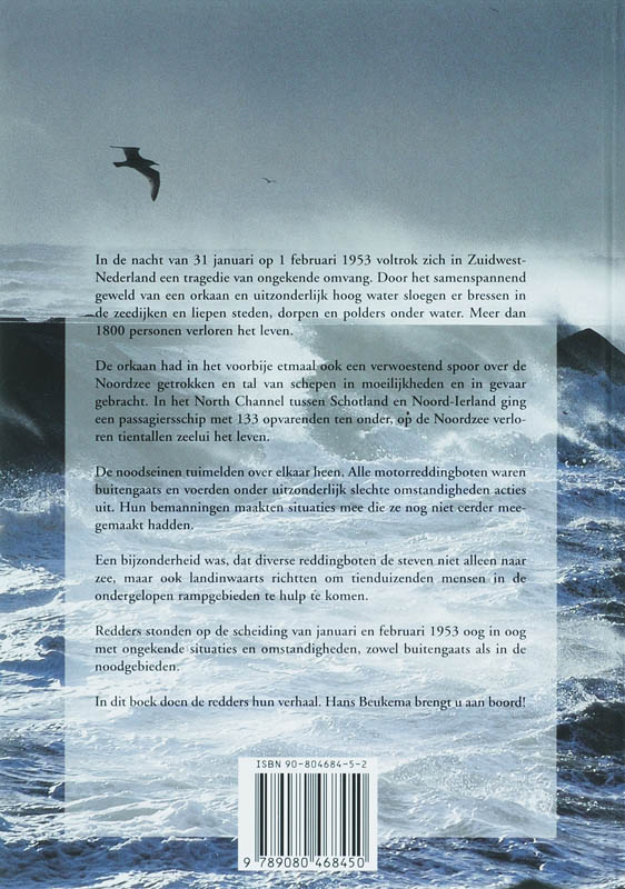 De orkaan van 1953 achterkant