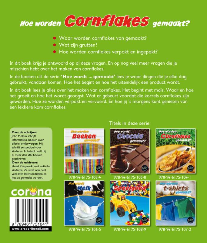 Hoe worden cornflakes gemaakt? / Hoe wordt ... gemaakt? achterkant