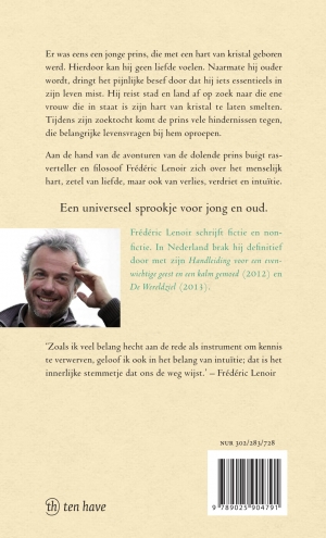 Hart van kristal achterkant