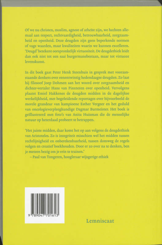 Voortreffelijk leven achterkant