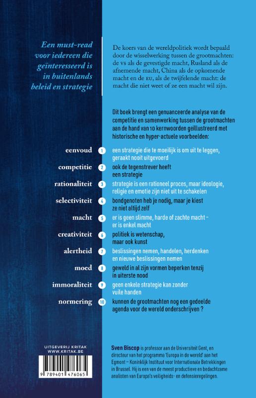 Hoe de grootmachten de koers van de wereldpolitiek bepalen achterkant