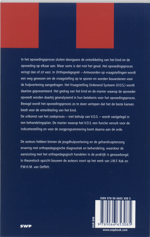 Orthopedagogiek achterkant