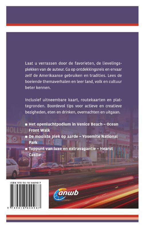 Los Angeles & Zuid-Californië / ANWB Ontdek reisgids achterkant