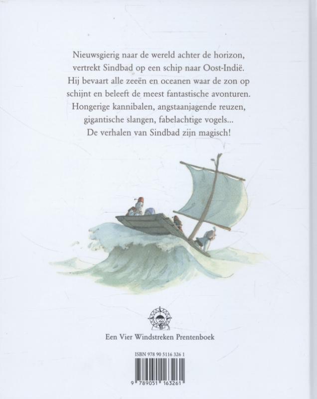 Sindbad de zeeman achterkant
