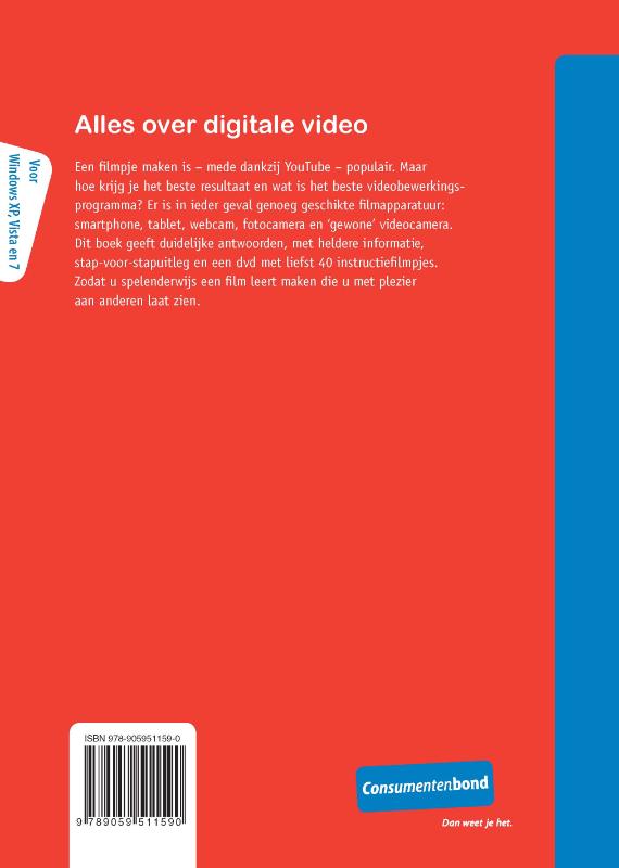 Alles over digitale video / PC handboek achterkant
