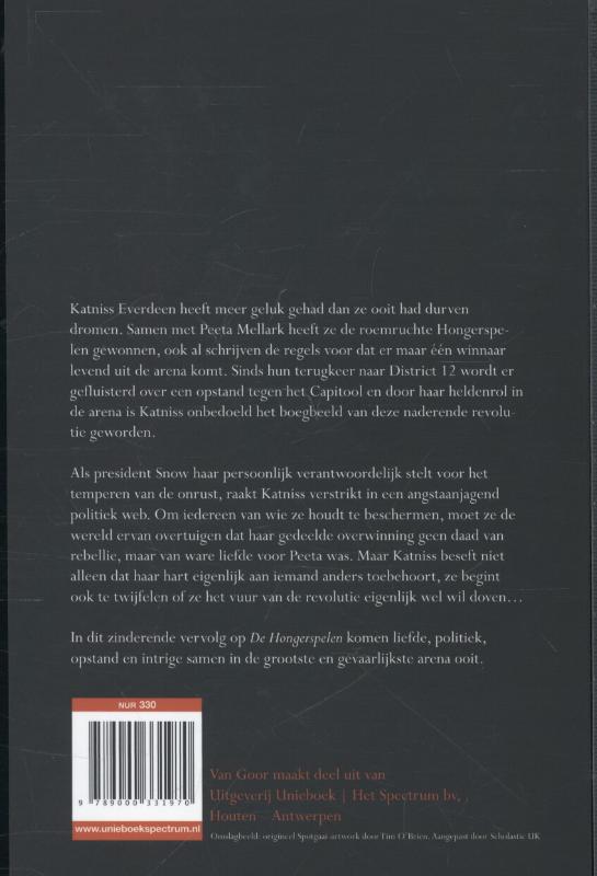 Vlammen / De Hongerspelen / 2 achterkant