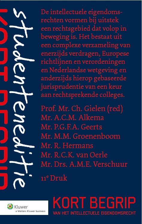 Kort begrip van het intellectuele eigendomsrecht studenteneditie