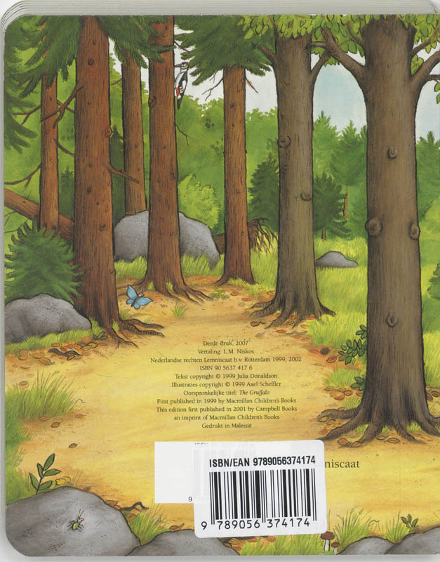 De gruffalo achterkant