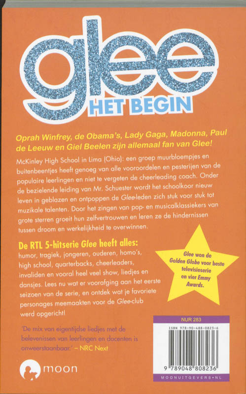 Glee: het begin achterkant