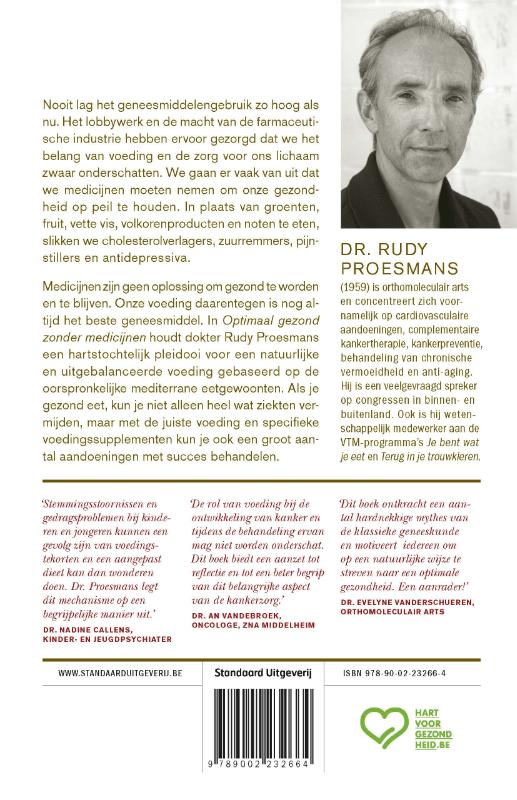 Optimaal gezond zonder medicijnen achterkant