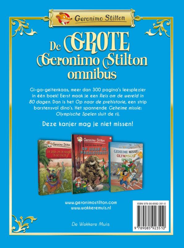 De grote Geronimo Stilton omnibus achterkant