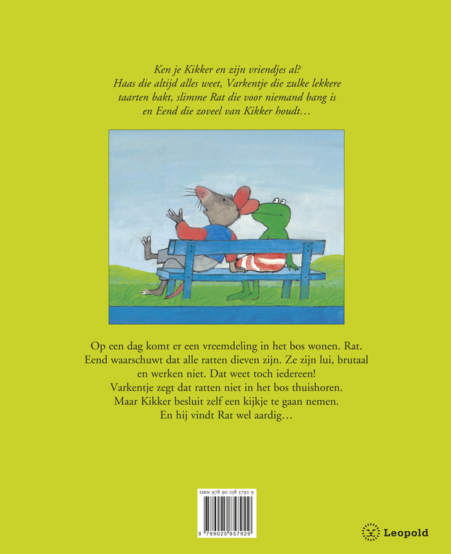 Kikker en de vreemdeling achterkant