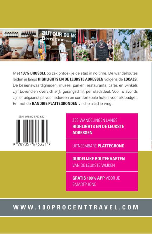 100% stedengidsen - 100% Brussel achterkant