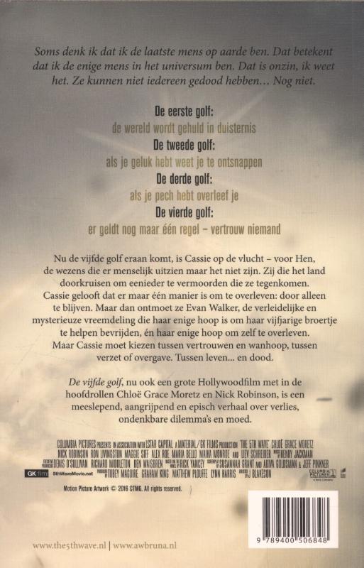 De vijfde golf / De vijfde golf-trilogie / 1 achterkant