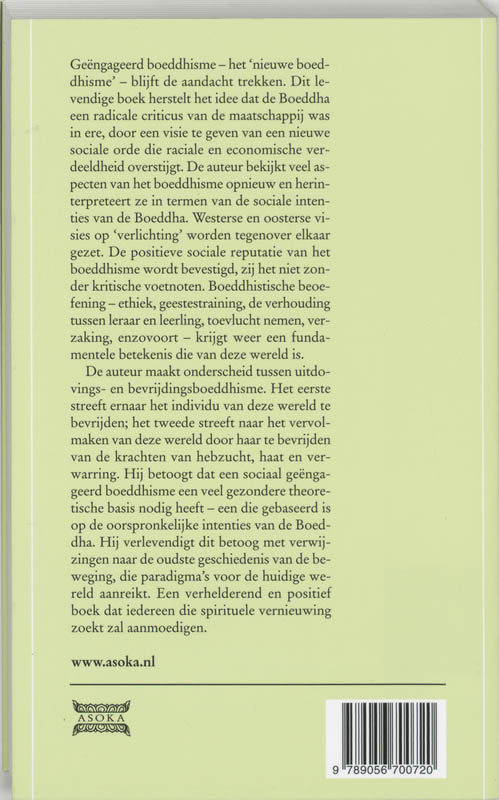 Het nieuwe boeddhisme achterkant