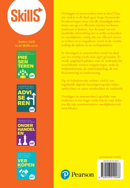 Skills - Overleggen en samenwerken / Skills achterkant