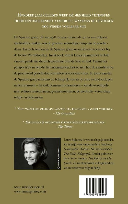 De Spaanse griep achterkant