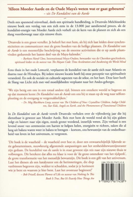 De Kundalini van de aarde na 2012 achterkant