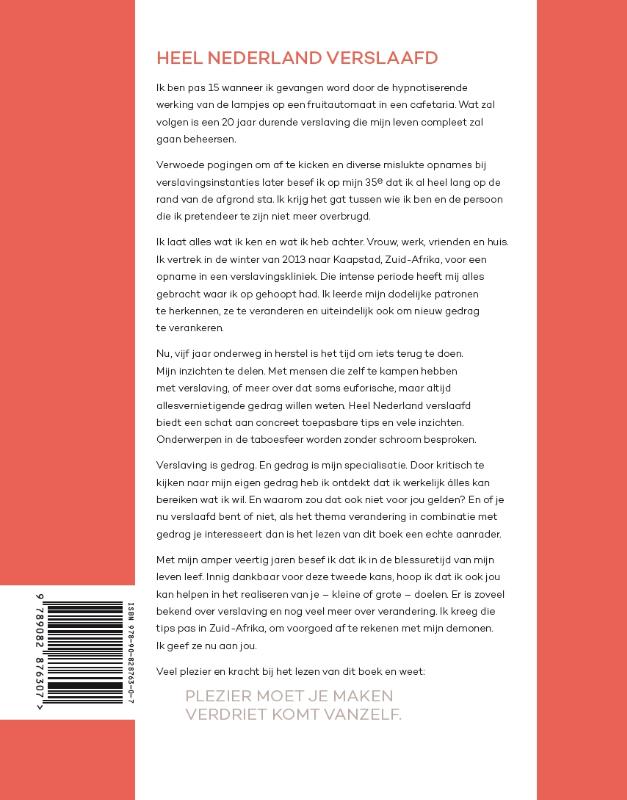 Heel Nederland verslaafd achterkant