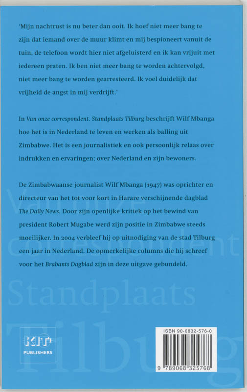 Standplaats Tilburg / Van onze correspondent achterkant