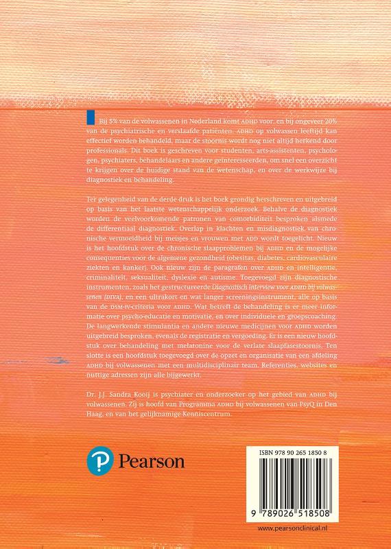 ADHD bij volwassenen achterkant