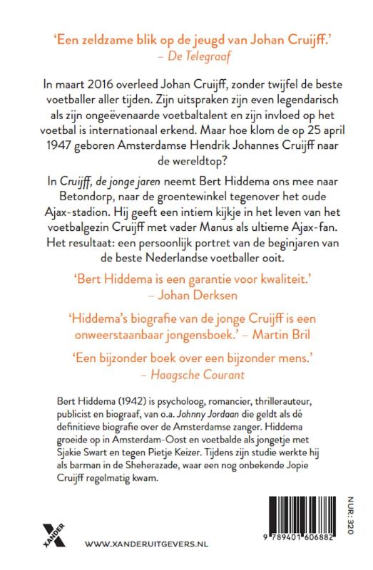 Cruijff! De jonge jaren achterkant