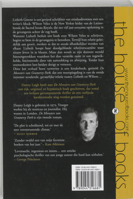 De Monsters Van Gramercy Park achterkant