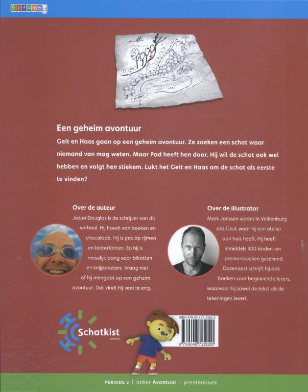 Schatkist Een geheim avontuur Anker Avontuur achterkant