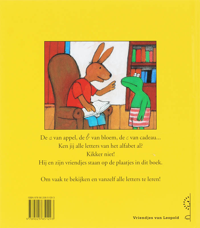 Het ABC van Kikker achterkant