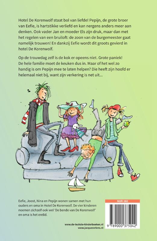 Het geheim van de verliefde hulpkok / De bende van De Korenwolf achterkant