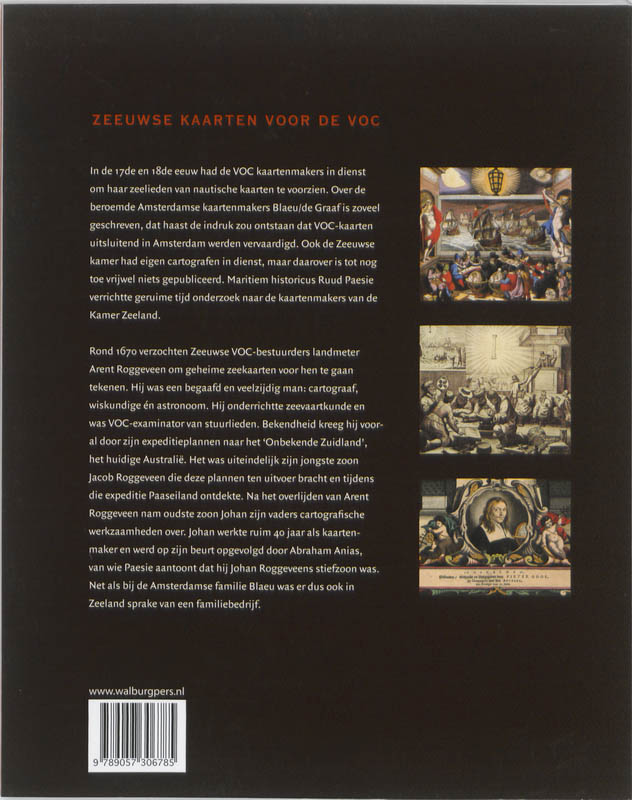 Zeeuwse Kaarten Voor De Voc achterkant