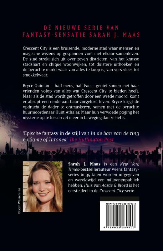 Huis van aarde & bloed / Crescent City / 1 achterkant