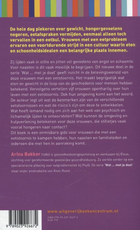Wat een eetstoornis met je doet / Wat... met je doet achterkant